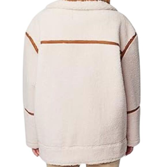 BlankNYC Out of Town Long Sherpa Bonded Jacket, Size L, New with Tag - Picture 5 of 16